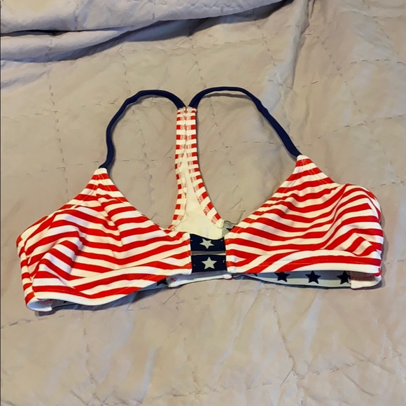 FLAG SWIMSUIT TOP - Picture 1 of 2